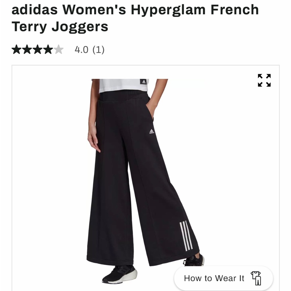 Adidas Women’s Hyperglam French Terry Joggers